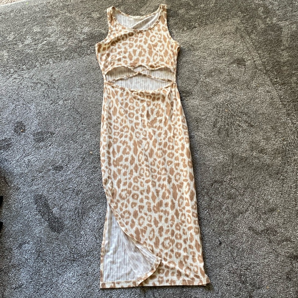 Cheetah Print Dress